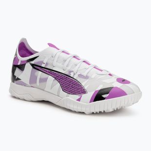 PUMA Ultra 5 Match Forever TT férfi futballcipő puma fehér/tiszta magenta/tollszürke/puma fekete