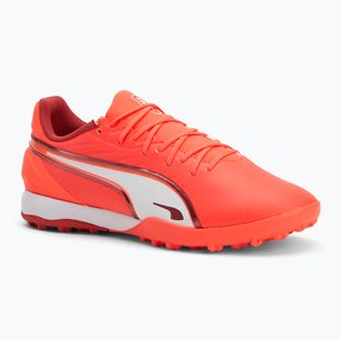 PUMA King Match TT férfi futballcipő izzó piros/ puma fehér/ tűzpiros