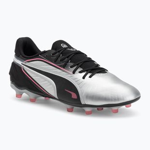 PUMA King Match FG/AG férfi futballcipő puma ezüst/puma fekete/napsütötte/napsütötte/puma fehér
