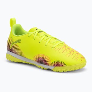 Gyermek futballcipő PUMA Future 8 Play TT + Mid sárga riasztás/ puma fekete/ sun struck