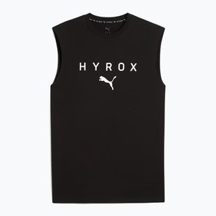 Férfi edzőpóló PUMA x HYROX Cutoff Tank fekete