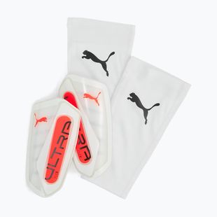PUMA Ultra Flex Sleeve sípcsontvédő puma fehér/izzó piros