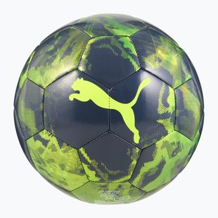 PUMA Cup Football Graphic sárga riasztás/zöld csillogás/galaktikus szürke méret 5