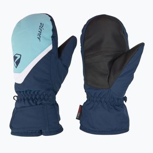 Gyerek síkesztyű ZIENER Loriano Aquashield Mitten dark navy