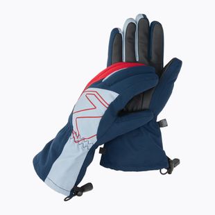 Gyerek síkesztyű ZIENER Laval Aquashield AW dark navy