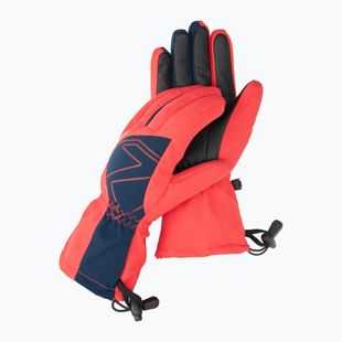 Gyerek síkesztyű ZIENER Laval Aquashield AW fiery red