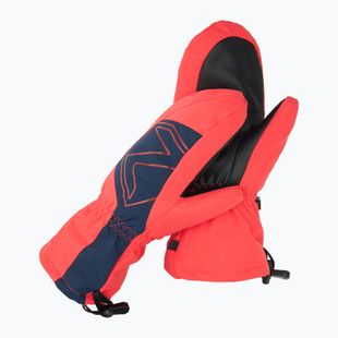 Gyerek síkesztyű ZIENER Lavalino Aquashield AW Mitten fiery red