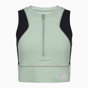 női edzőpóló BOGNER FIRE+ICE Caia 1/4 Zip eucalyptus