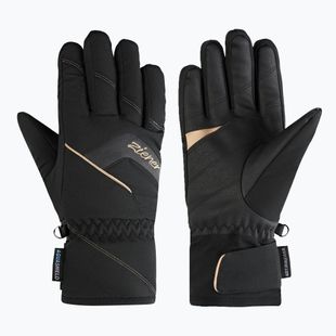 Női síkesztyű ZIENER Karion-Z AS black/gold