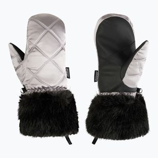 Női síkesztyű ZIENER Kwinzi-Z Mitten metallic silver