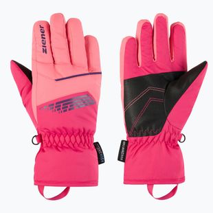 Gyerek síkesztyűk ZIENER Lavivi-Z AS pop pink