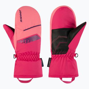 Gyerek síkesztyűk ZIENER Lavivo-Z AS Mitten pop pink