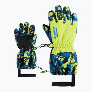 Gyerek síkesztyűk ZIENER Levio AS Minis camo persian blue