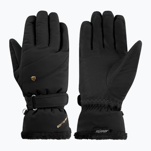 Női síkesztyűk ZIENER Keaka-Z Aquashield PR black/gold art.