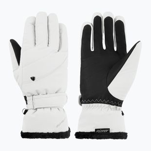 Női síkesztyűk ZIENER Keaka-Z Aquashield PR white