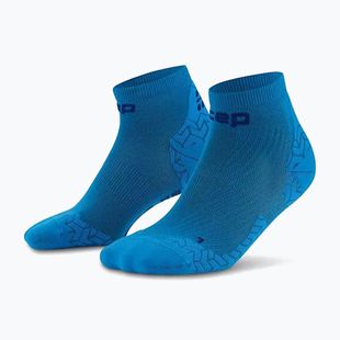 Férfi kompressziós zokni CEP Ultralight Low Cut 4.0 blue