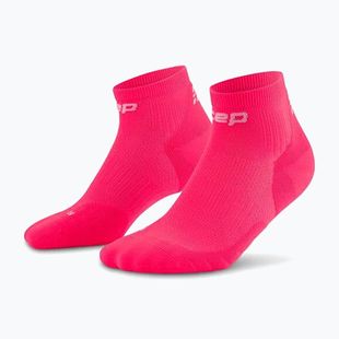 Férfi kompressziós zokni CEP Run Low Cut 5.0 pink