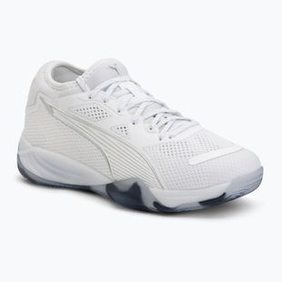 Kézilabda cipő PUMA Eliminate NITRO SQD 4 puma white/baltic sea blue/fresh water
