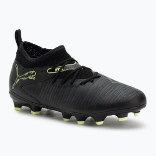 PUMA Future 8 Match FG/AG Jr gyermek futballcipő puma fekete/fizzy light/zöld terep