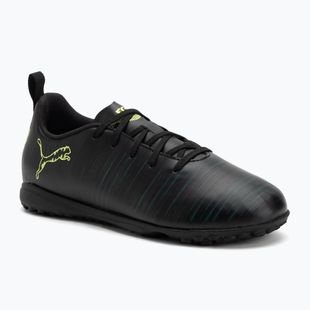 PUMA Future 8 Play TT Jr gyermek focicipő puma fekete/fizzy light/zöld terepcipő