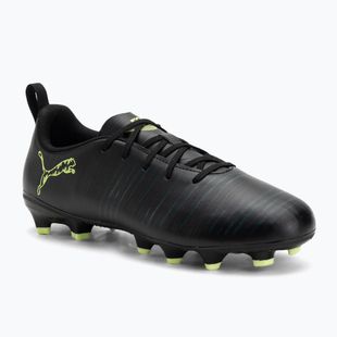 PUMA Future 8 Play FG/AG Jr gyermek futballcipő puma fekete/fizzy light/zöld terep