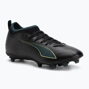 PUMA Ultra 6 Match FG/AG Jr gyermek futballcipő puma fekete/fizzy light/zöld terep