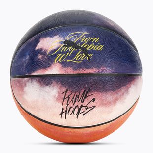 PUMA Hooptopia Sunset kosárlabda láng narancssárga/puma fekete/többszínű 7-es méret