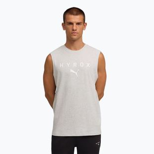 Férfi edzőpóló PUMA x HYROX Cutoff Tank szürke