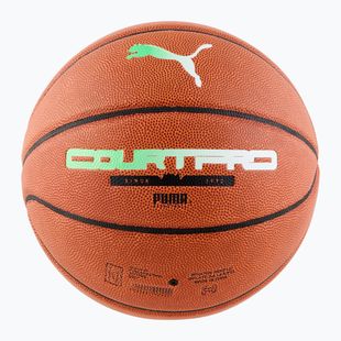 PUMA teamJAWS Court Pro kosárlabda bőr barna/sötét árnyék 7-es méret
