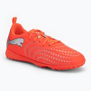 Gyerek focicipő PUMA Future 9 Play TT Jr glowing red/puma white/puma black/puma silver