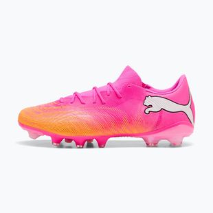 Futballcipő PUMA Future 9 Match Fusion FG/AG poison pink/puma white/sun stream/bright aqua/puma black