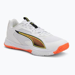 Kézilabda cipők PUMA Accelerate Pro 4 Game On puma white/glowing red/ultra blue