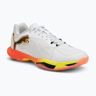 Kézilabdacipők PUMA Vantage Nitro Game On puma white/glowing red/ultra blue