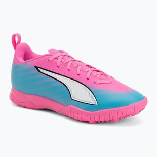Gyerek focicipő PUMA Ultra 6 Play TT Jr poison pink/puma white/sun stream/bright aqua/puma black