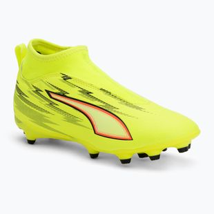 Gyerek focicipő PUMA Ultra 6 Match+ LL FG/AG Jr yellow alert/puma black/glowing red/lime squeeze