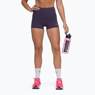 Női edzőshort PUMA x HYROX Shapeluxe 3" Tight mély szilva színben