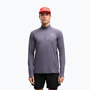 Férfi futópulóver PUMA Run Velocity Cloudspun 1/4 Zip inky depths