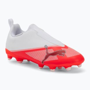 Gyermek focicipők Puma Ultra 7 Play LL FG/AG Jr Ultra Red/Puma Black/Puma White