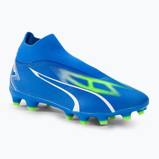 PUMA férfi futballcipő Ultra Match+ Ll FG/AG ultra kék/puma fehér/pro zöld