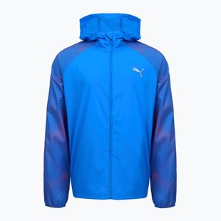 Férfi futókabát Puma Run Favorite Woven Jacket blue/fire orchid