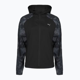 Női futókabát Puma Run AOP Favorite Woven Jacket black