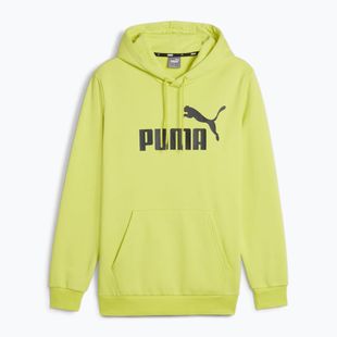 Férfi PUMA Essentials Big Logo Hoodie FL lime sheen melegítőfelső