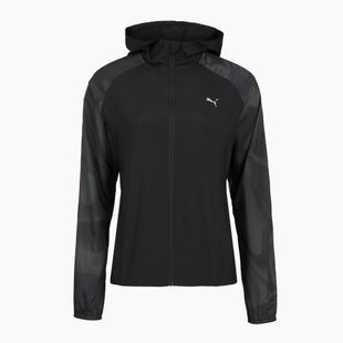 Női futókabát Puma Run AOP Favorite Woven Jacket black