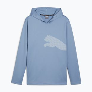 Férfi trekking pulóver PUMA Train All Day Big Cat Hoodie zen blue