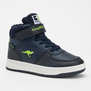 Gyerekcipő KangaROOS K-CP Bound Mid EV dark navy / lime
