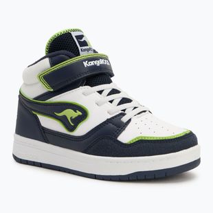 KangaROOS K-CP Dunkin Mid EV dark navy/lime gyermek cipő