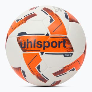 Labdarúgás uhlsport 290 Ultra Lite Addglue fehér/fluo narancs/navy méret 5