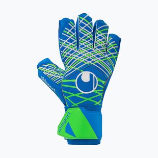 Uhlsport Aquasoft kapus kesztyű csendes-óceáni kék/fluo zöld/w