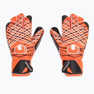 Uhlsport Soft Resist fluo narancssárga/fehér/fekete kapuskesztyű
