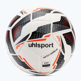 Labdarúgás uhlsport Match Addglue fehér/navy/fluo red méret 5